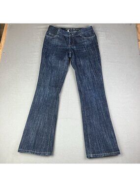 VTG Y2K Mac & Jac Denim Women’s Size 6 Low Rise Bootcut Jeans Dark Blue